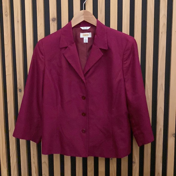 Talbots 100% pure silk Blazer and Skirt Set - Picture 3 of 11